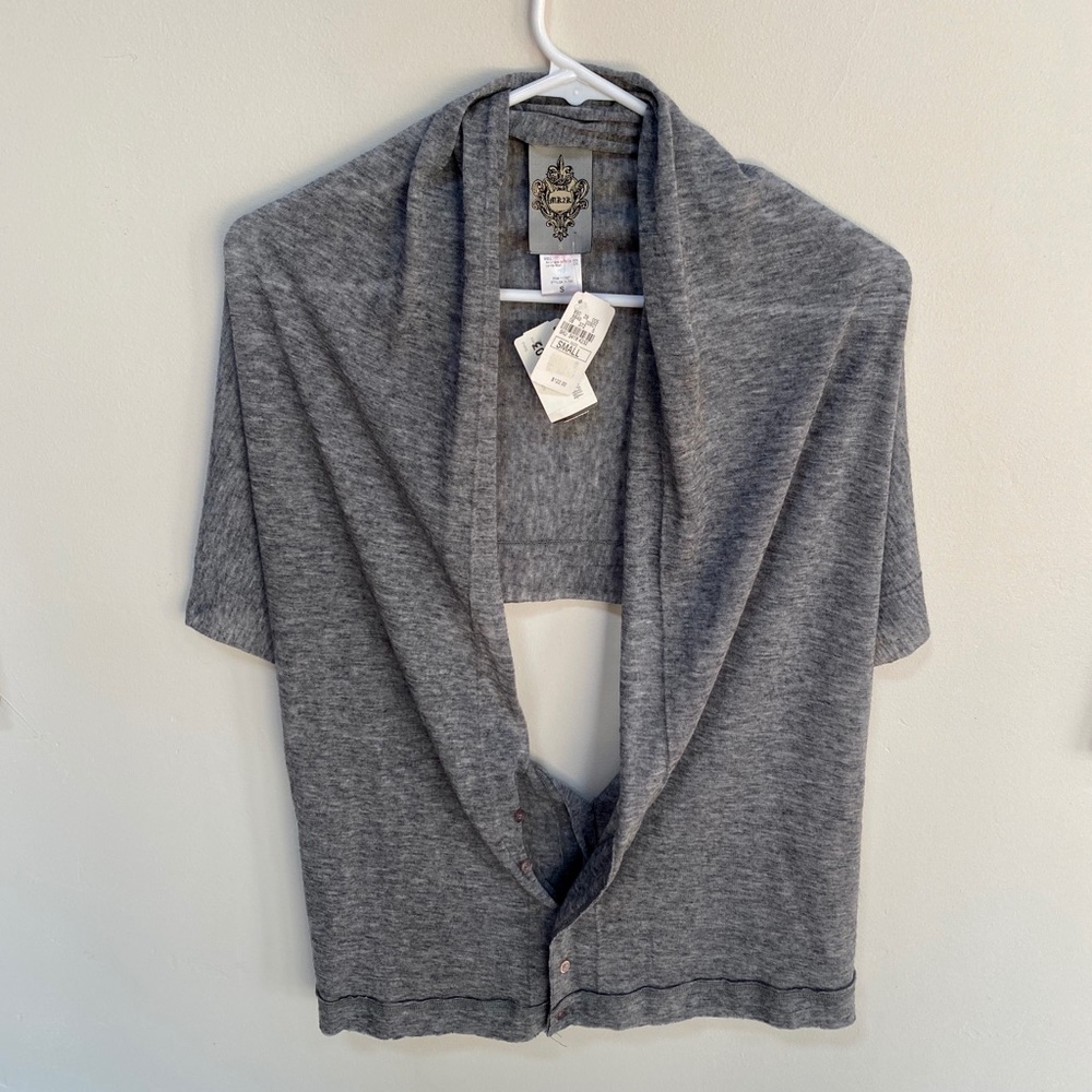 Mk2k Gray Halter Sweater